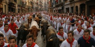 Сан-Фермин в Памплоне: бег быков и адреналин Сан-Фермин в Памплоне: бег быков и адреналин