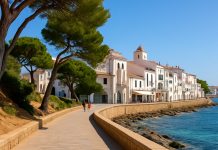 Путь по набережной Ла-Эскалы прогулки вдоль моря и старого города