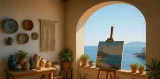 Современная культура Ла-Эскалы художники, ремесленники и гастрономы