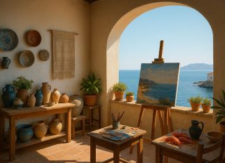 Современная культура Ла-Эскалы художники, ремесленники и гастрономы