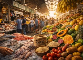 Гастрономические рынки города где встречаются ароматы островов