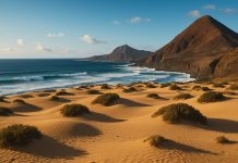 Природа вокруг Лас-Пальмаса дюны, вулканы и океанские панорамы