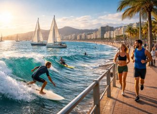 Спорт и активный отдых серфинг, парусный спорт и городские маршруты