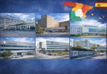 Крупнейшие государственные больницы Испании по автономным сообществам