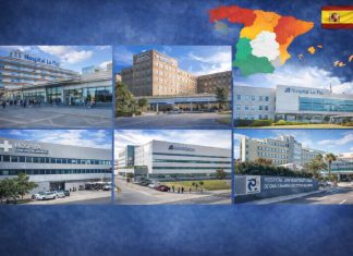 Крупнейшие государственные больницы Испании по автономным сообществам