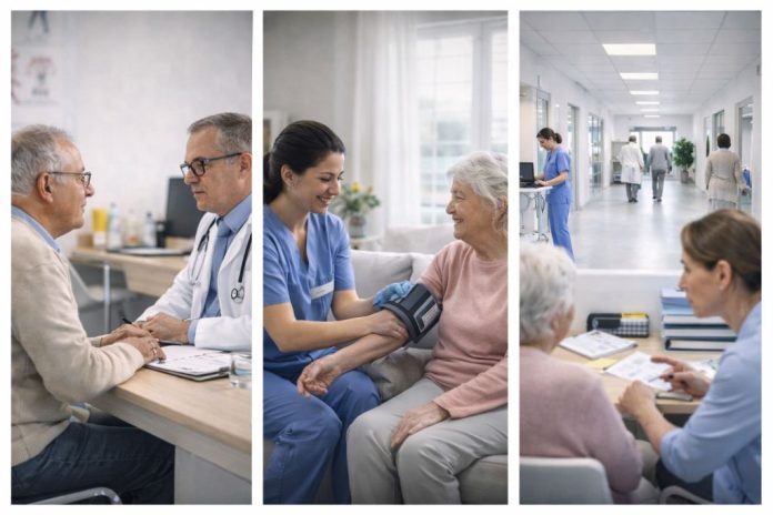 Медицина для пожилых людей уход, помощь и поддержка