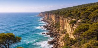 Природа вокруг Барбате национальный парк Ла-Бренья и утёсы океана