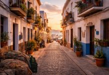 Старый Барбате улицы, кварталы и повседневная жизнь у моря