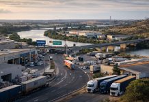 Экономика Бадахоса торговля, логистика и связь с Португалией