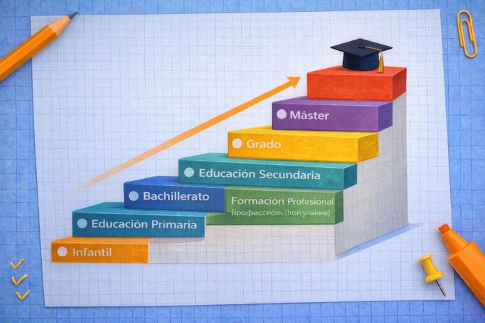 Ступени образования в Испании от Infantil до Doctorado