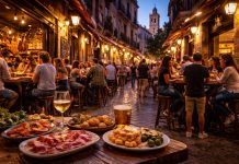 Тапас и бары Бадахоса вечерний ритм приграничного города