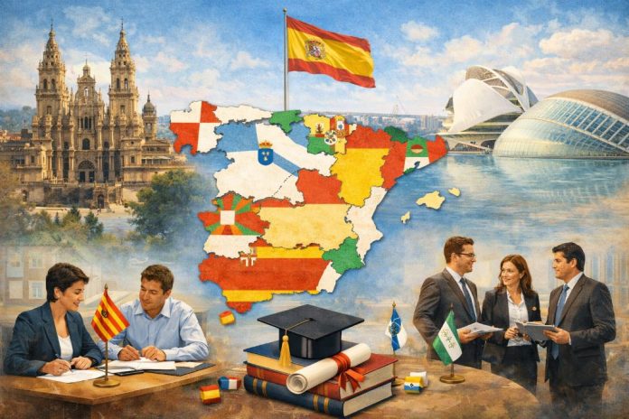 Роль автономий в управлении образованием в Испании Одной из ключевых особенностей испанской образовательной системы является её децентрализованный характер. Формально Испания сохраняет единое образовательное пространство: государство устанавливает основные законы, общую структуру ступеней обучения, минимальные требования к содержанию программ и официальный статус дипломов. Однако практическое управление в значительной степени передано автономным сообществам. Именно они превратились в главный уровень повседневной организации школьного образования, что делает испанскую модель одной из самых регионализированных в Европе. Роль автономий особенно заметна в неуниверситетском образовании. По данным Eurydice, автономные сообщества отвечают за образовательную инспекцию, управление государственными и частично финансируемыми частными школами, планирование школьной сети, строительство и оснащение центров, а также за кадровую политику. Это означает, что именно региональные власти решают, как practically будет работать система на их территории: где открывать новые школы, как распределять ресурсы, как организовывать поддержку учеников и каким образом внедрять образовательные реформы. Автономии играют важную роль и в содержании образования. Хотя государство задаёт базовый каркас и минимальные учебные требования, регионы разрабатывают собственную часть учебных программ и адаптируют их к местным условиям. Это особенно заметно там, где наряду с кастильским испанским используются другие официальные языки. В таких сообществах школа становится не только местом обучения, но и инструментом сохранения региональной языковой и культурной идентичности. Поэтому управление образованием в Испании связано не только с административными вопросами, но и с более широкими задачами культурной политики. При этом автономия регионов не означает полной самостоятельности. Испанская система строится на балансе между государственным единством и территориальным разнообразием. Центральная власть сохраняет право определять общие нормы, обеспечивать сопоставимость квалификаций и следить за тем, чтобы граждане по всей стране имели доступ к образованию по единым базовым стандартам. На практике это создаёт сложную, но гибкую модель: школа в Андалусии, Каталонии или Галисии работает в рамках одной национальной системы, но управляется с учётом региональных особенностей. Именно поэтому автономные сообщества в Испании нельзя рассматривать как второстепенный уровень администрации. Они являются центральными участниками образовательной политики, от которых зависит повседневная работа школ, адаптация программ к местной среде и связь образования с социальными потребностями каждого региона. Испанский опыт показывает, что единая система может оставаться устойчивой даже тогда, когда значительная часть управленческих решений принимается не в столице, а на региональном уровне.