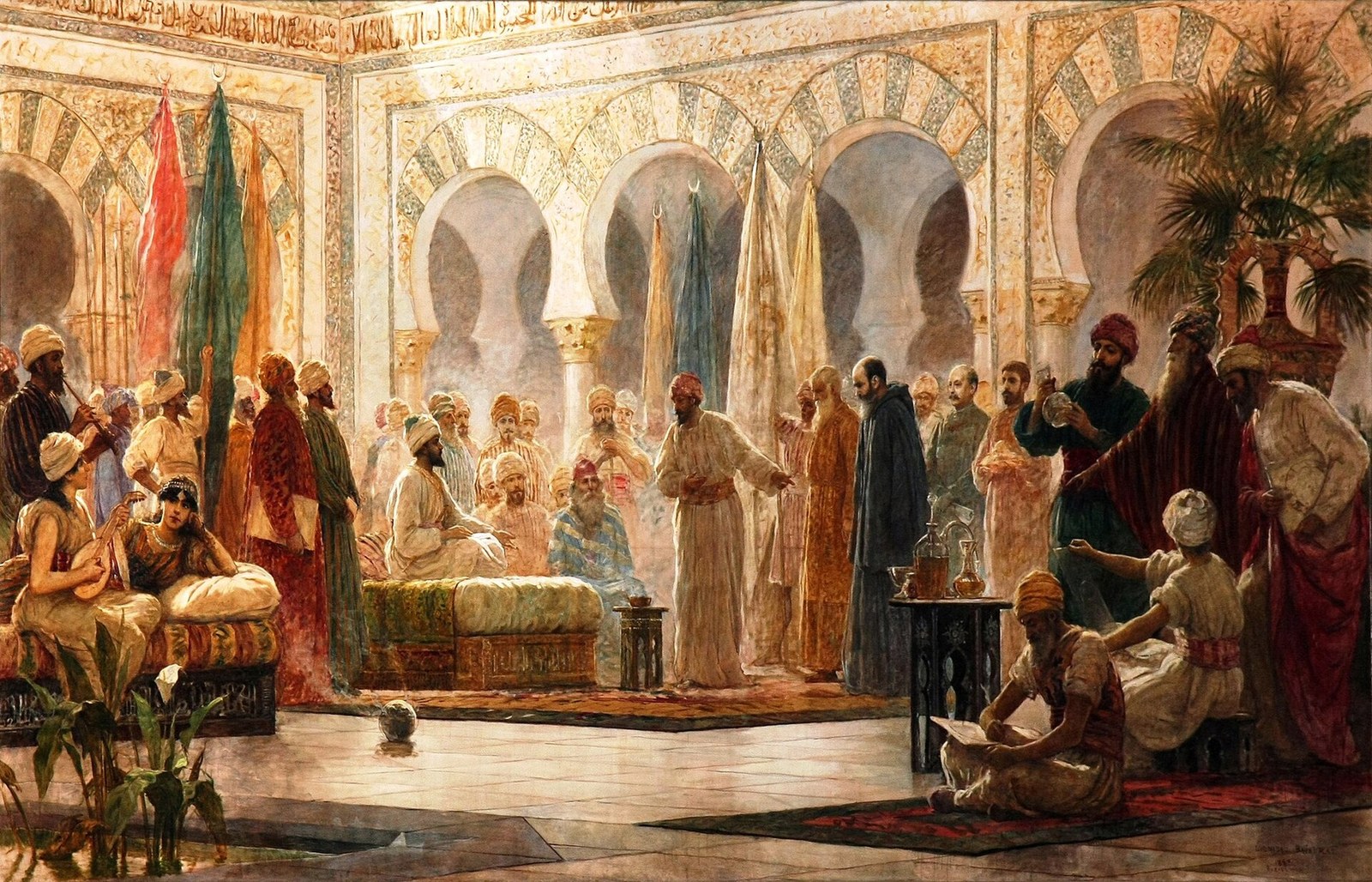 Абд ар-Рахман III в профессиональной или исторической обстановке