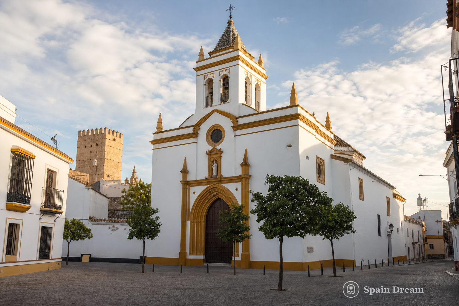 Церковь Santa María de las Nieves в Ла-Альгабе