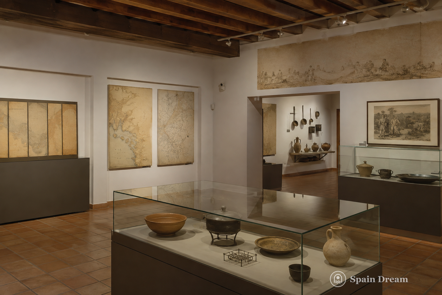 Экспозиция новых поселений в Museo de La Carolina
