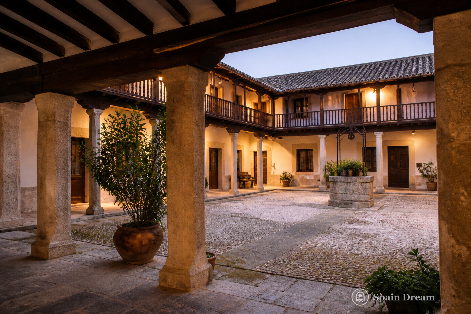 Двор культурного центра Posada del Sol