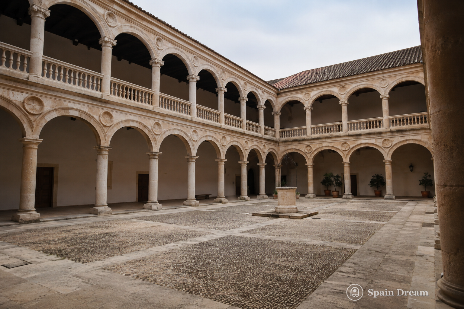 Клуатр монастыря Santo Domingo в Оканье