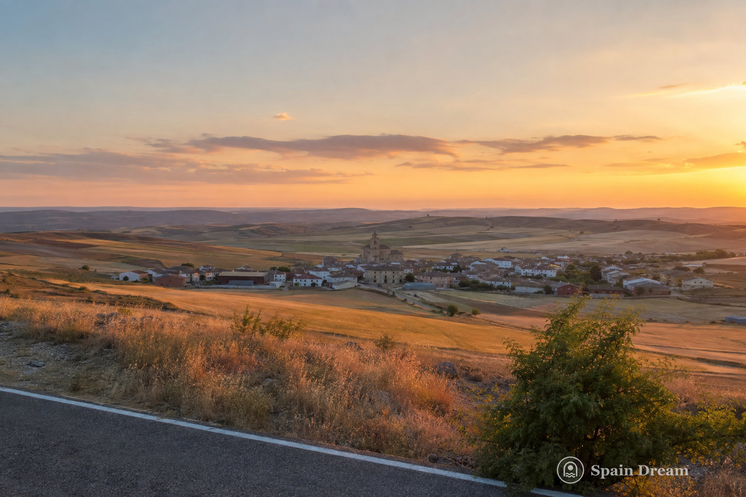 Панорама Рада-де-Аро на закате
