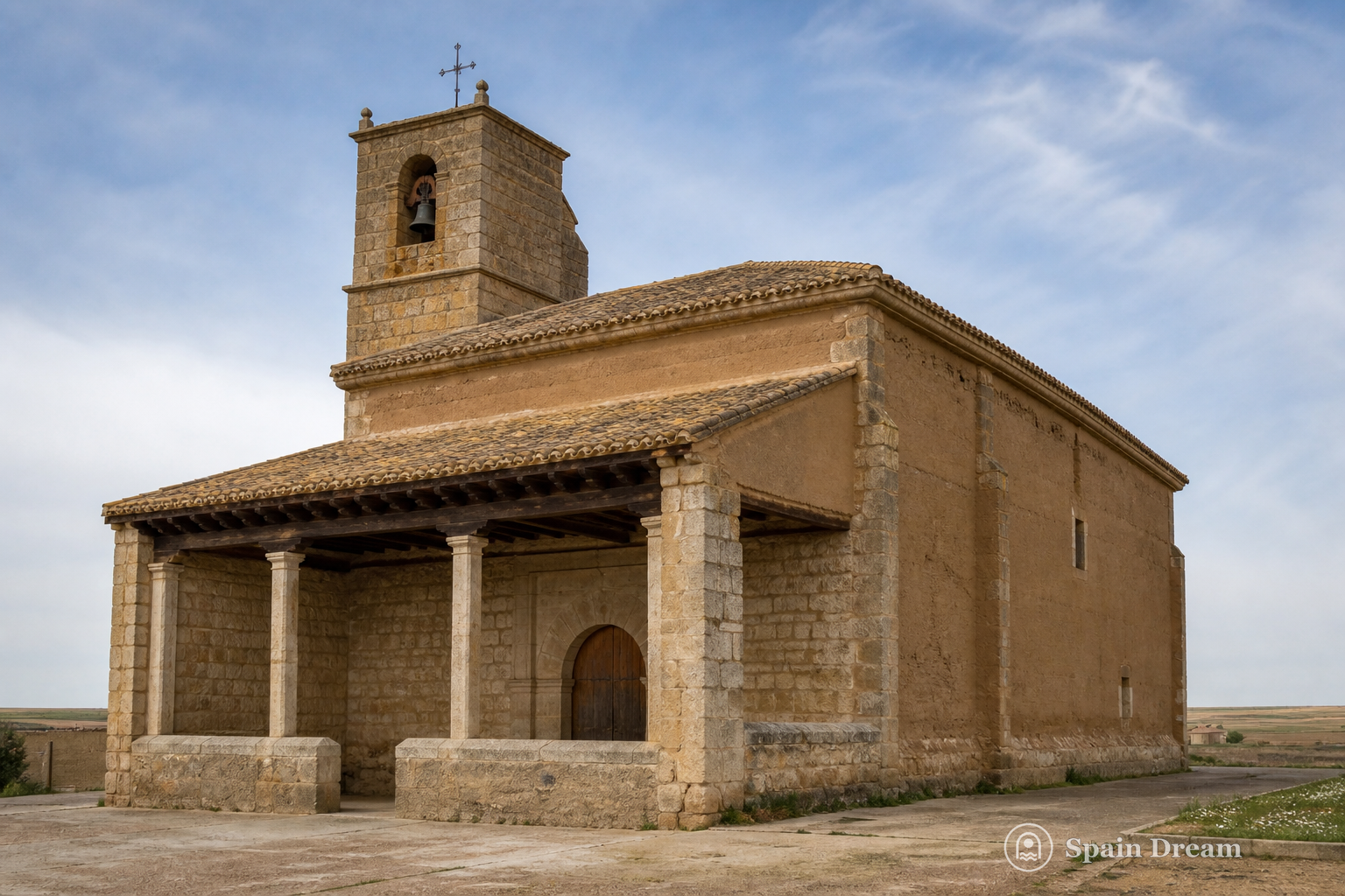 Церковь San Martín de Tours в Вильярментеро-де-Кампос