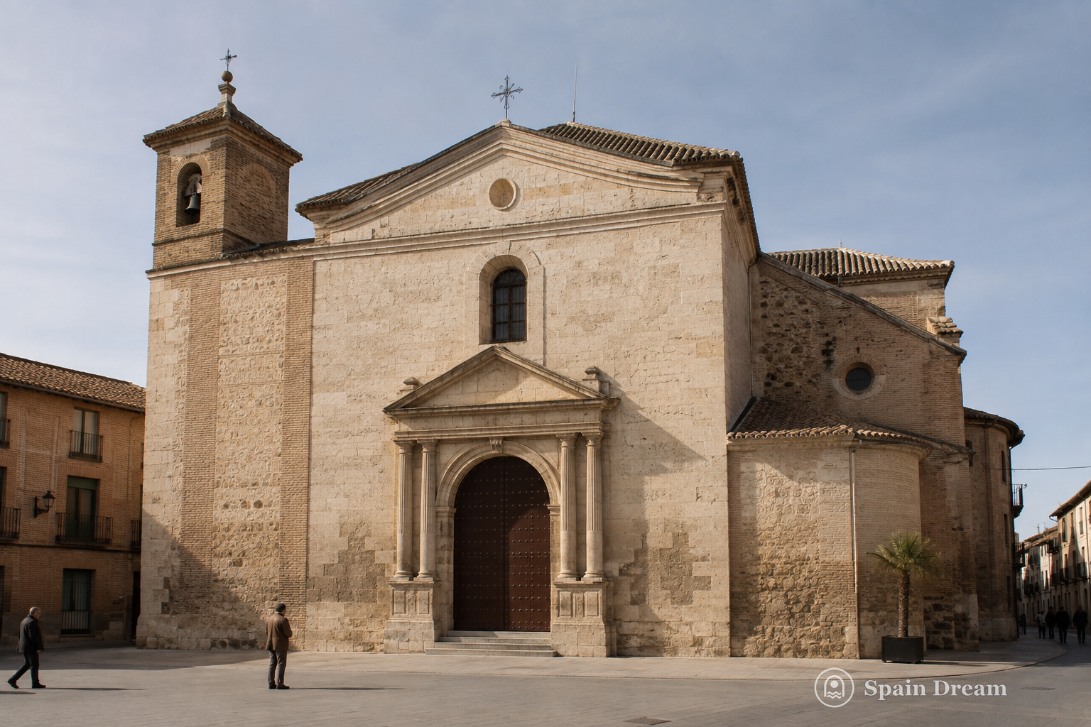 Церковь San Juan Bautista на площади Юнкоса